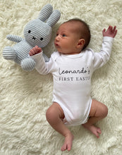 Load image into Gallery viewer, Personalised First Easter baby onesie - modern
