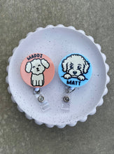 Load image into Gallery viewer, Dog Badge Reel - Bischon
