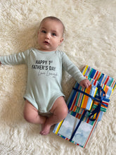 Load image into Gallery viewer, Happy 1st Father's Day baby onesie
