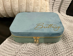 Velvet Jewellery Box