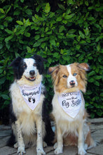 Load image into Gallery viewer, Dog bandana - baby announcement
