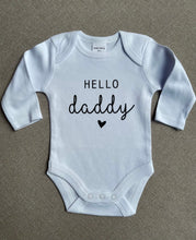 Load image into Gallery viewer, Hello Daddy baby onesie
