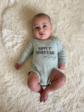 Load image into Gallery viewer, Happy 1st Father's Day baby onesie
