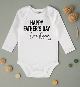 Happy Father's Day baby onesie