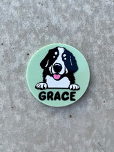 Load image into Gallery viewer, Dog Badge Reel - Burnese Mountain Dog
