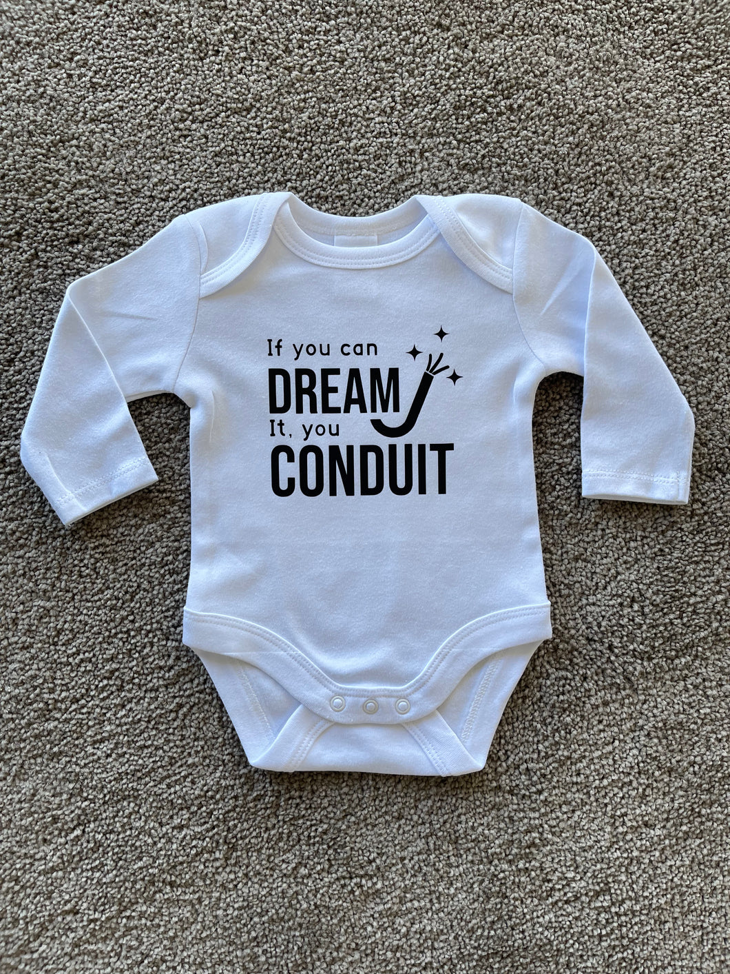 Electrician Conduit Baby Onesie
