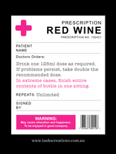 Load image into Gallery viewer, Wine label - prescription
