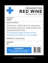 Load image into Gallery viewer, Wine label - prescription
