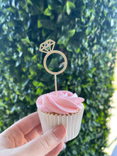 Load image into Gallery viewer, Bridal Shower Cupcake Topper - Ring
