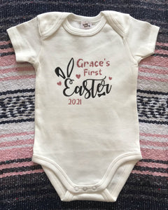 First Easter baby onesie