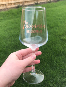 Wedding Party glasses